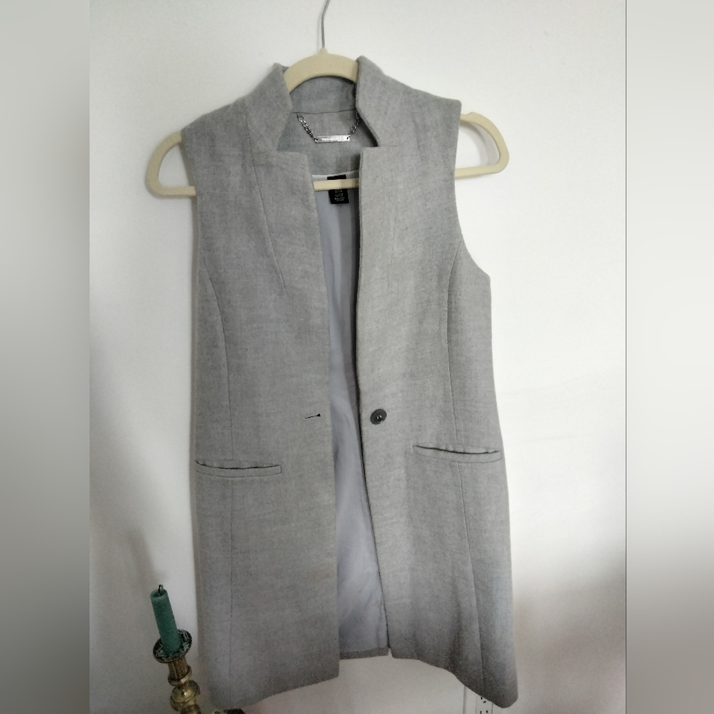 Long Sleeveless Vest Blazer White House | Black Market